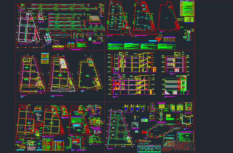دانلود فایل اتوکد طراحی کارگاه تولید پوشاک DWG | Garment Production Workshop CAD Project برای AutoCAD